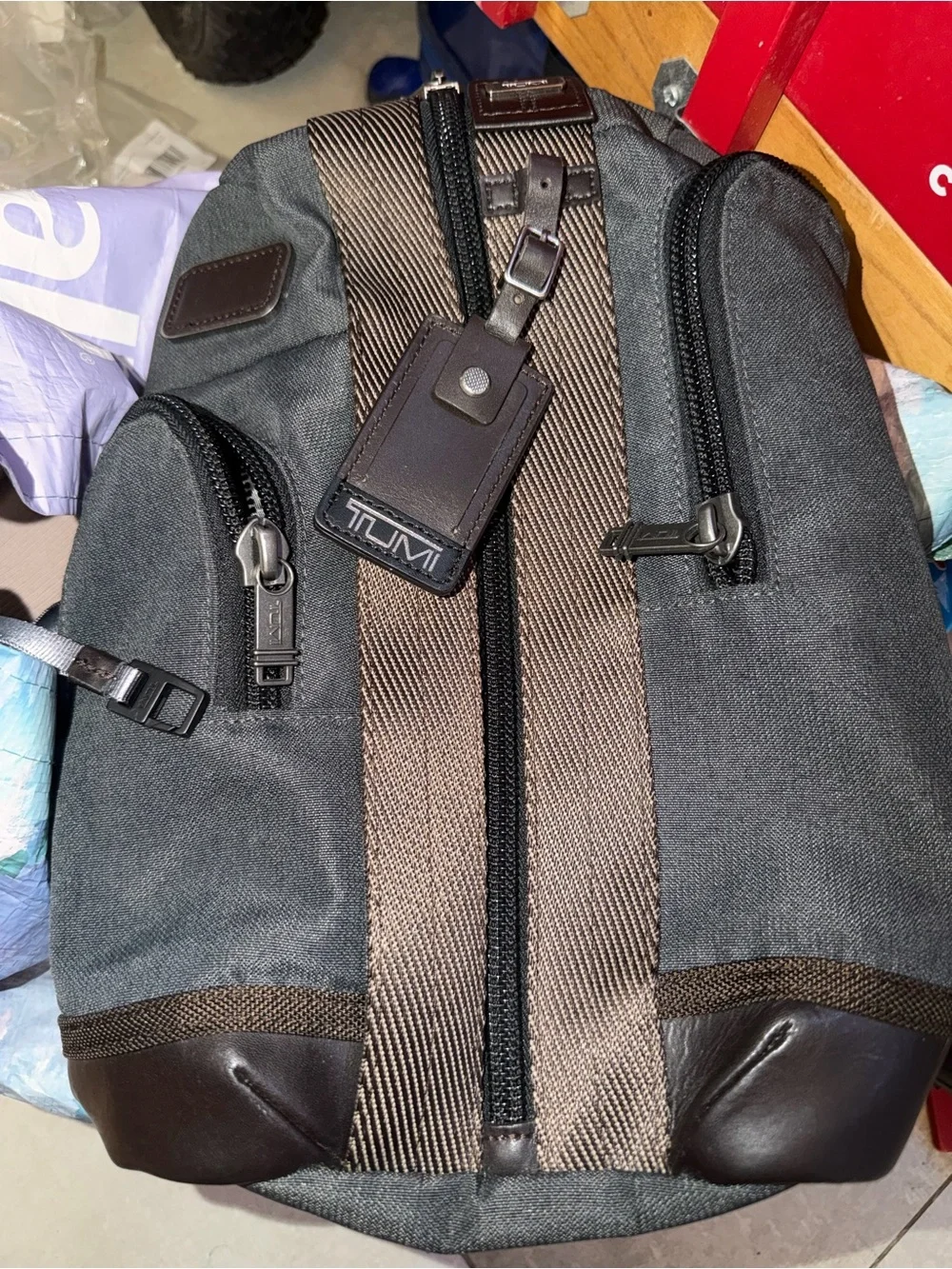 NWT  TUMI Alpha Bravo Monterey Sling Bag Heavy Duty Adjustable 22318ATH2.